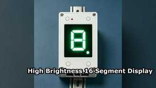ピュアグリーン 16 セグメント LED ディスプレイ高輝度モジュール