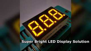 産業用パネルメーター用の超高輝度LEDディスプレイ