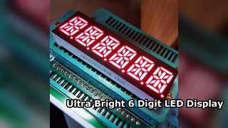 タクシーメーター用の超高輝度 6 桁 14 セグメント LED ディスプレイ