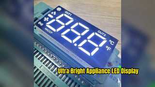 家電向け超高輝度白色 LED ディスプレイ
