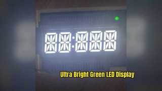 デジタルタイマー用のピュアグリーン 0.4 インチ LED ディスプレイ