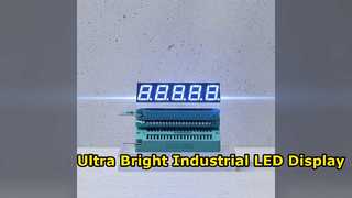 産業用制御システム用の超高輝度 LED ディスプレイ
