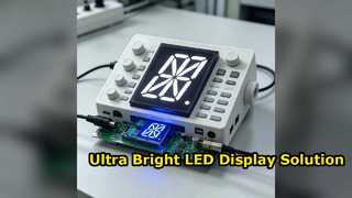 超高輝度インチ 6 セグメント LED ディスプレイ モジュール