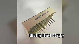 0 8 インチ ピンク 7 セグメント LED ディスプレイ (デジタル インジケーター用)